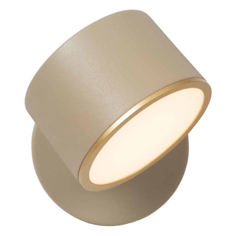 Lucide GIAN - Wall light - LED Dim. - 1x9W 2700K - Taupe